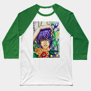 Carnival Woman Baseball T-Shirt